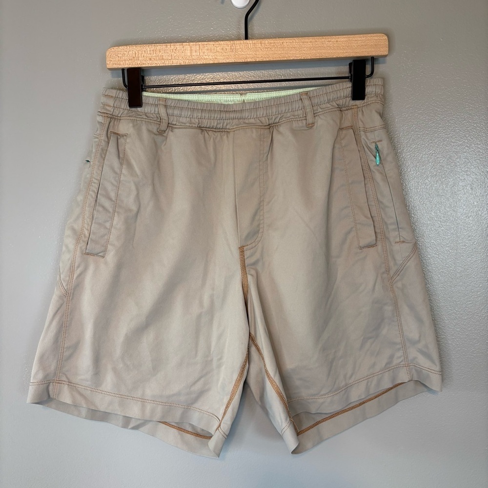 Birddogs Medium Lined Pull On Drawstring Athletic Shorts Gray